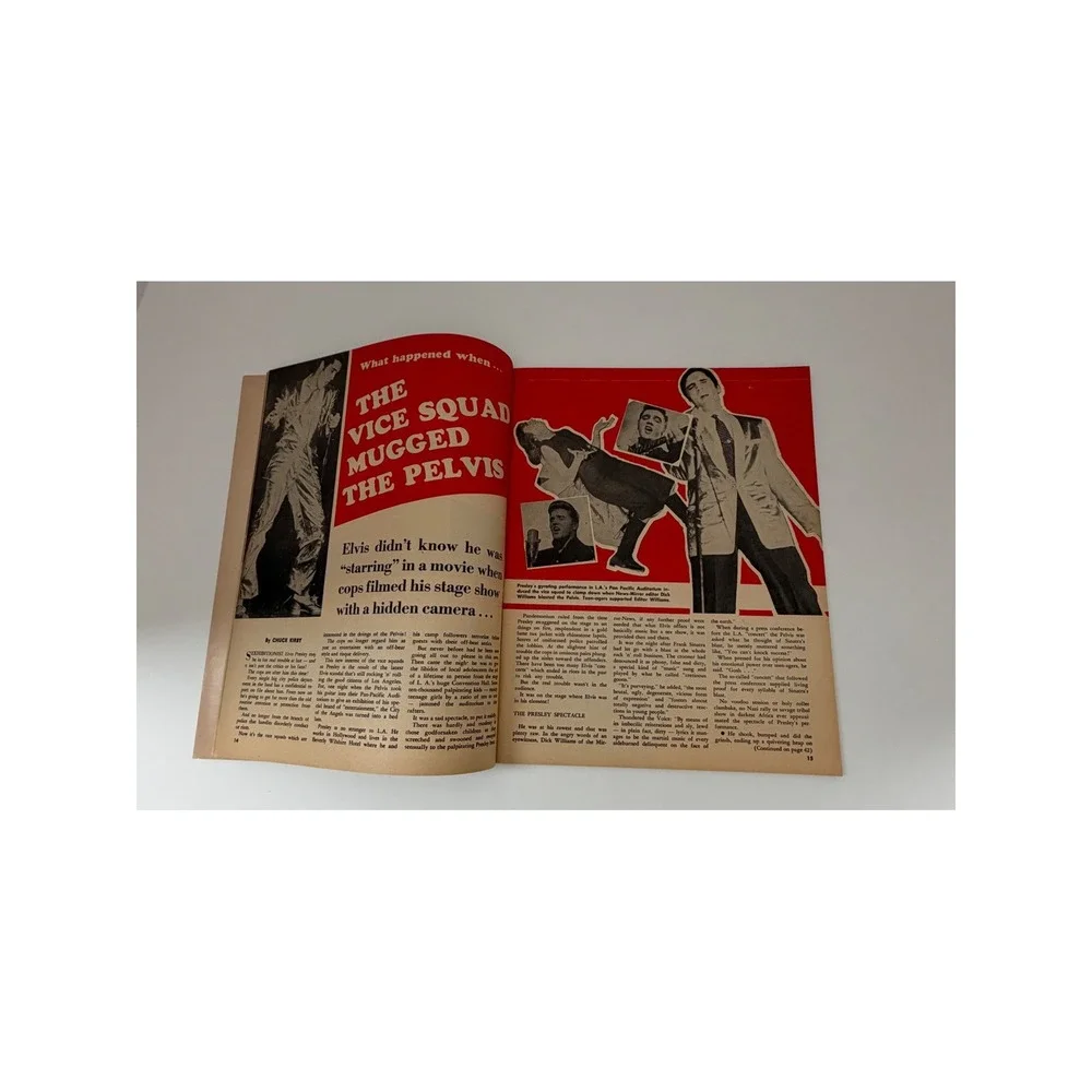 Top Secret Magazine April 1958 Elvis Presley Frank Sinatra Lena Horne Vintage
